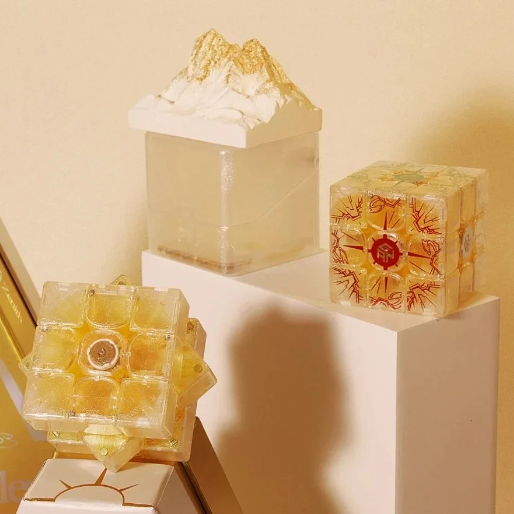 Gan 15 Maglev – Cube de vitesse magnétique UV, édition limitée, Collection magique, sans autocollant, professionnel, hiver 2024