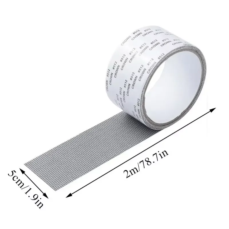 Anti-Mosquito Mesh Window Net Screen Repair Tape Patch Self-adhesive Repair Tool Broken Hole New