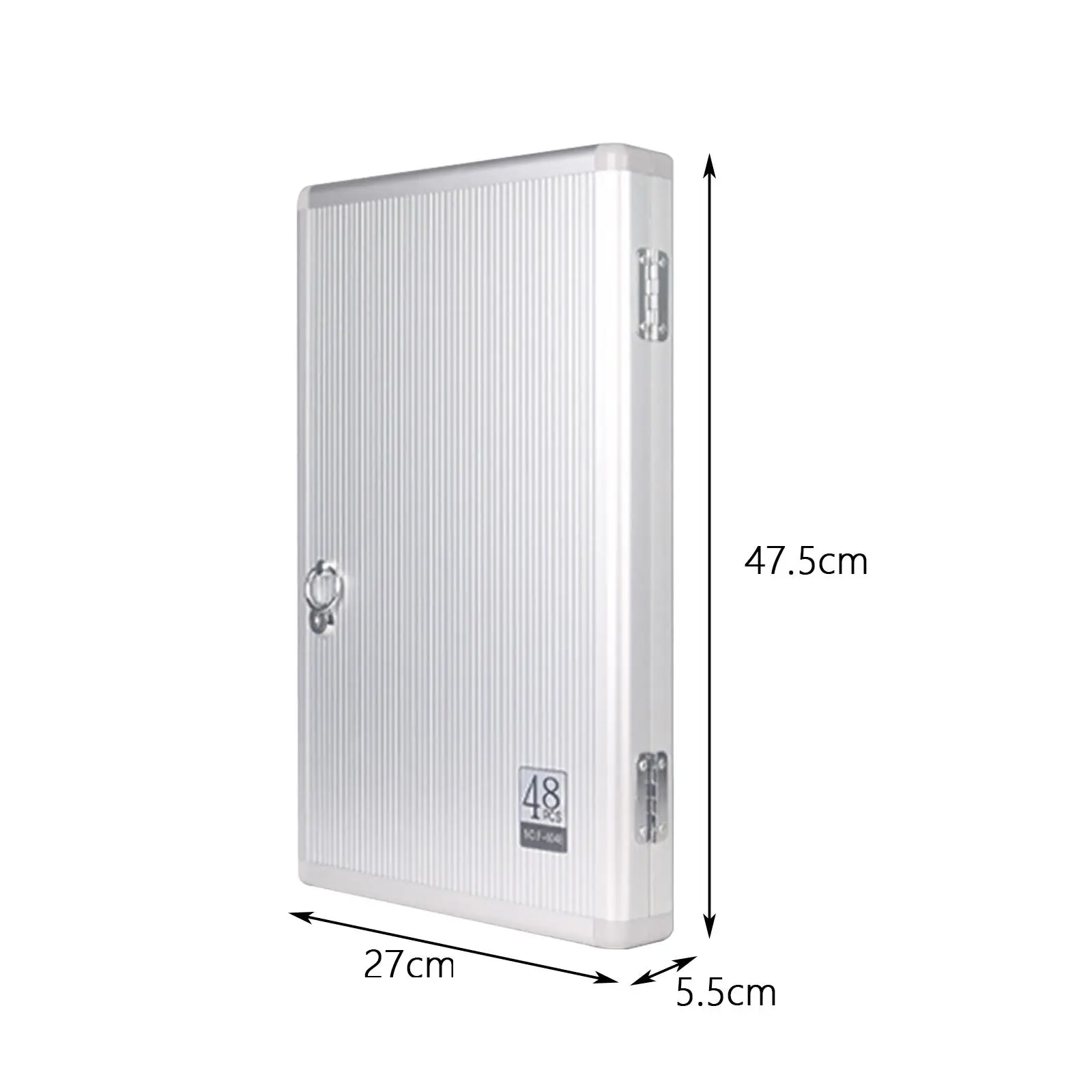 Настенный шкаф для ключей, металлический шкаф для хранения ключей с 48 клавишами для бизнеса, склада, офиса