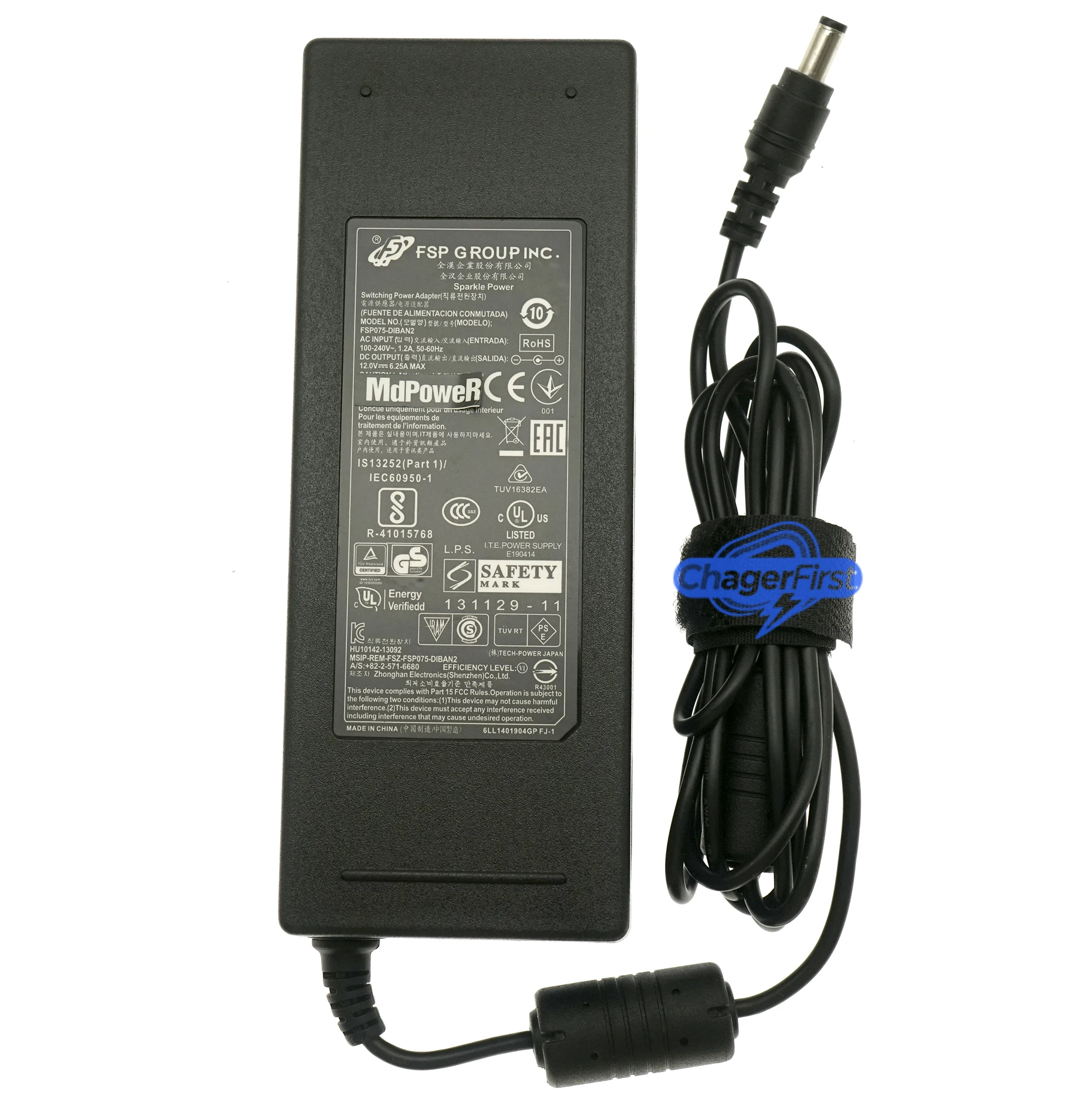 Genuine FSP FSP075-DMAA1 FSP075-DIBAN2 12V 6.25A 75W AC Adapter For Polycom G500 GROUP SERIES 500 VIDEO CONFERENCE Power Supply