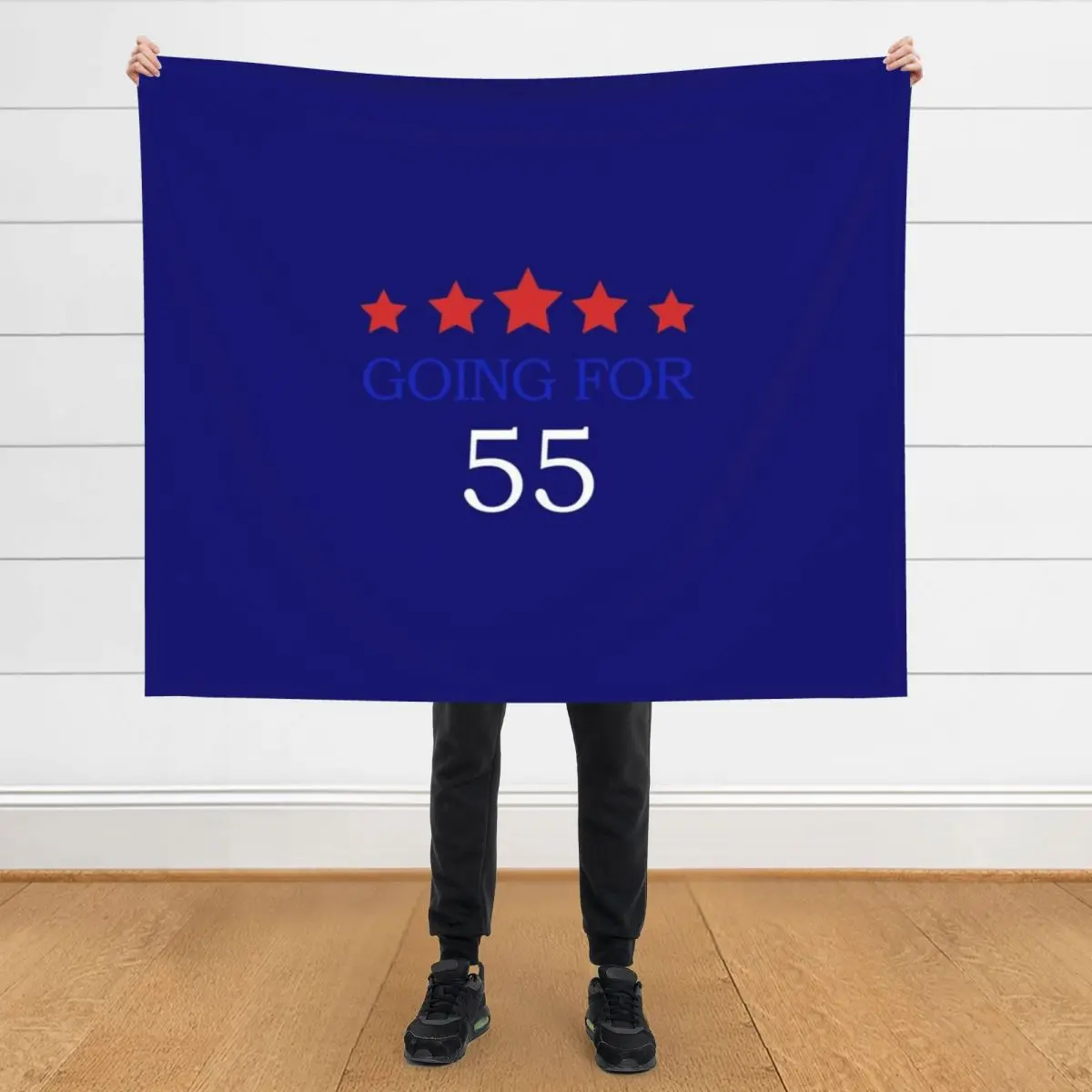 

Glasgow Rangers Going for 55 blue Throw Blanket warm winter Luxury Designer Sleeping Bag Moving Blankets