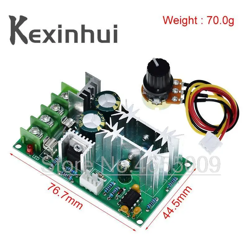 PWM وحدة تحكم في سرعة محرك التيار المستمر التبديل تيار مستمر 20A الجهد الحالي منظم 10-60 فولت PWM عالية الطاقة محرك وحدة 60A 12 فولت 24 فولت 36 فولت 48 فولت