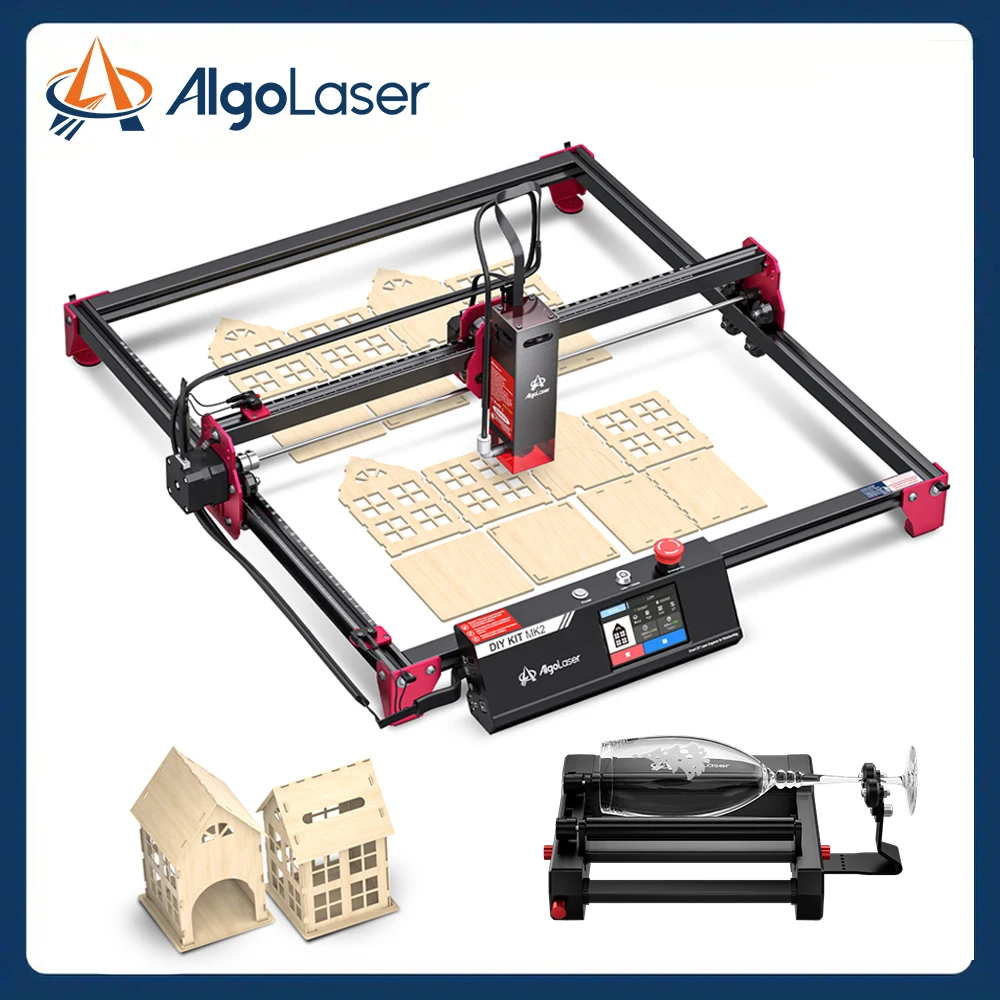 Laser Engraver AlgoLaser DIY KIT MK2 10W Laser Cutter and Laser Engraving Machine with 3.5