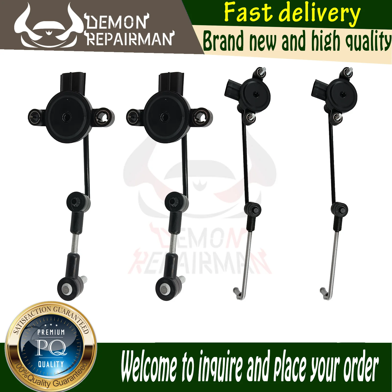 

2pcs ANR4686 And 2pcs ANR4687 Rear Front Air Suspension Height Level Sensor Compatible with Land Rover Range Rover 2.5L 4L 4.6L