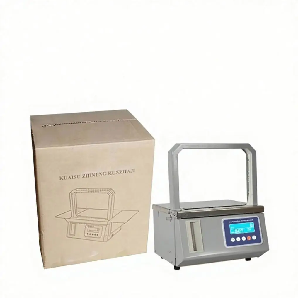 Banding Machine  Paper Tape Strapping Machine for Carton Vegetable Gift Bundling