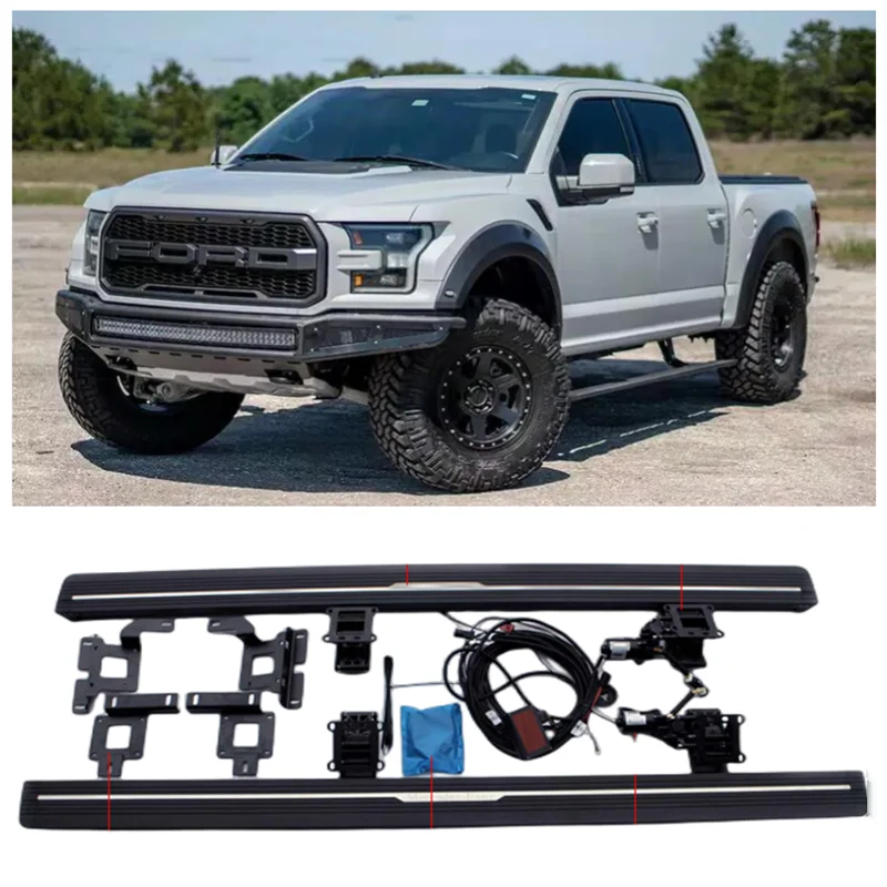 

Fits For Ford Raptor F150 2015 2016 2017 2018 2019 2020 2021 2022 High Quality Electric Running Boards Side Step Bar Pedals