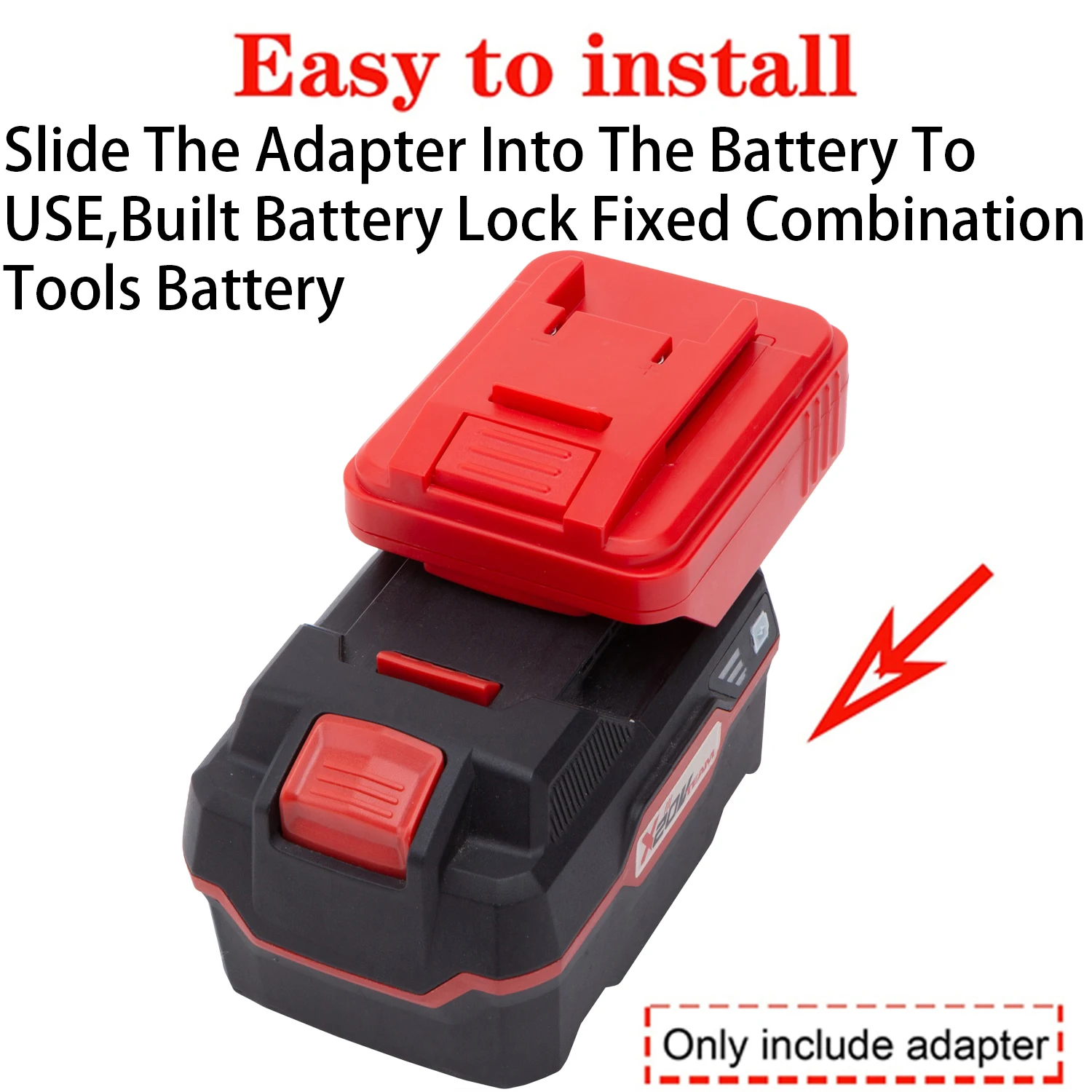 Adapter for Einhell OZITO 18V Li-ion Tool to Lidl Parkside X20V Li-ion Battery Adapter Converter Power Tool Accessory
