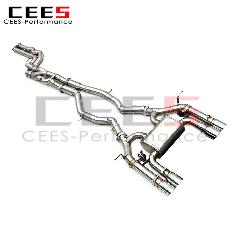 

CEES Catback Exhaust with Z Pipe Equal Length Midpipe for BMW M3 F80 M4 F82 3.0T 2014-2019 Stainless Steel Valvetronic Muffler