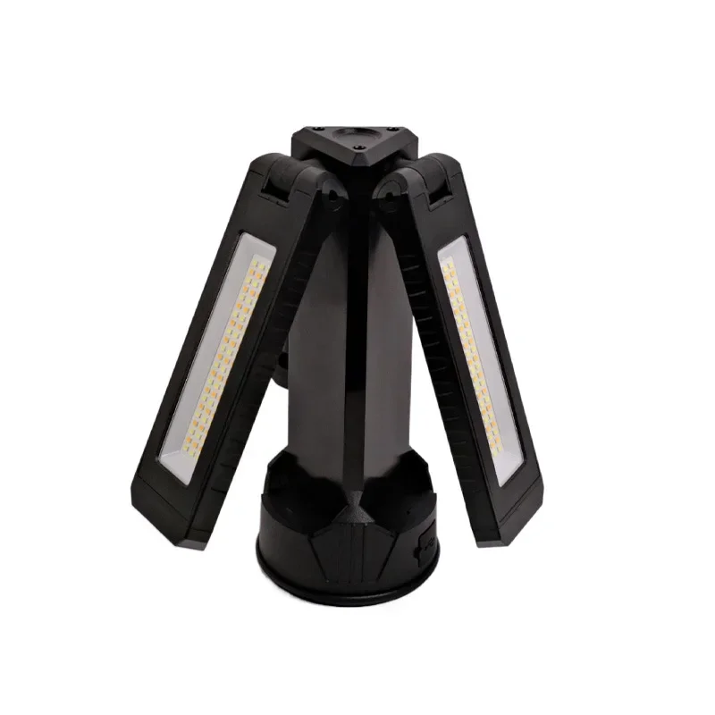 Outdoor new camping light with magnetic maintenance work light, multi-functional bracket folding camping light maintenance light