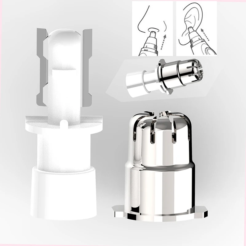 

Головки триммера 3-в-1 для носа, Сменная головка для стрижки волос в носу, 1 шт.