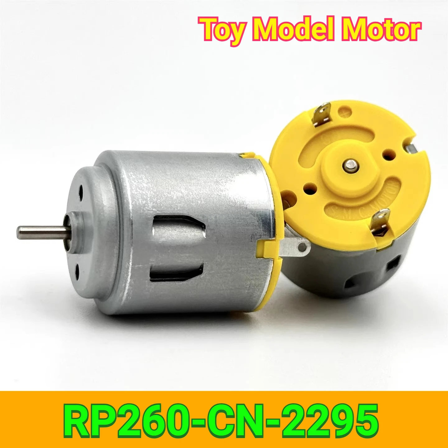 Micro RP260-CN-2295 Round 260 Motor DC 3V 5V 6V 7.4V 17000RPM Strong Magnetic Carbon Brush for Electric Remote Control Vehicle