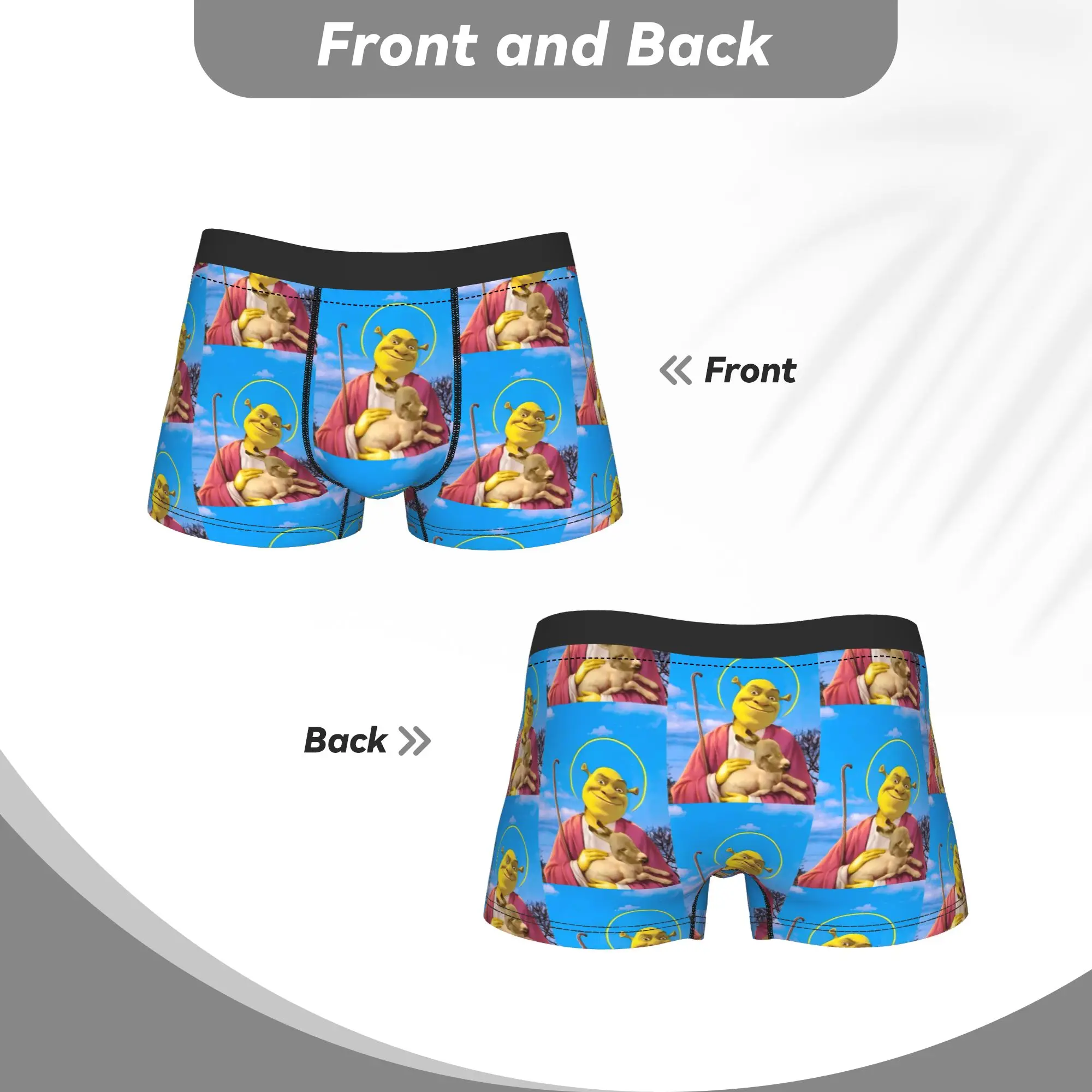 Mannen Shreks Verlosser Grappige Memes Lange Ondergoed Grappige Boxer Briefs Shorts Slipje Mannelijke Ademende Onderbroek S-XXL