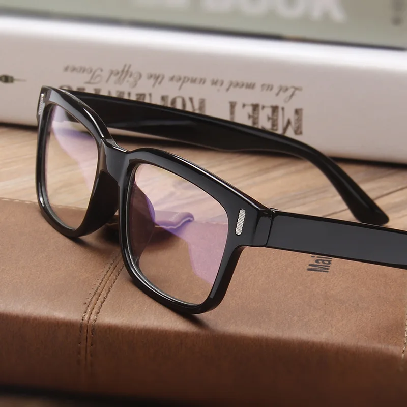 gas-Opticas-cherry-kit-con-lentes-planas-modernas-montura-cuadrada-retro-de-media-montura-pelicula-azul-material-de-pc