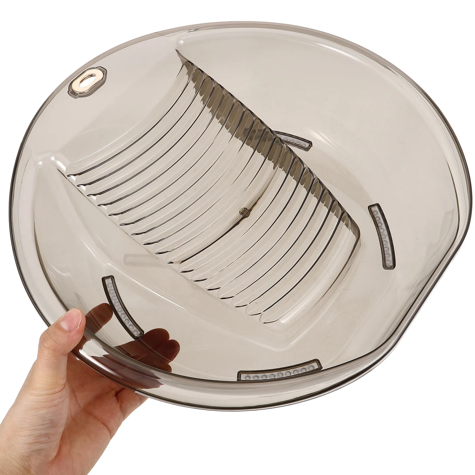 

Легкая портативная пластиковая таз-раковина для ручной стирки белья со встроенной стиральной доской для дома и общежития