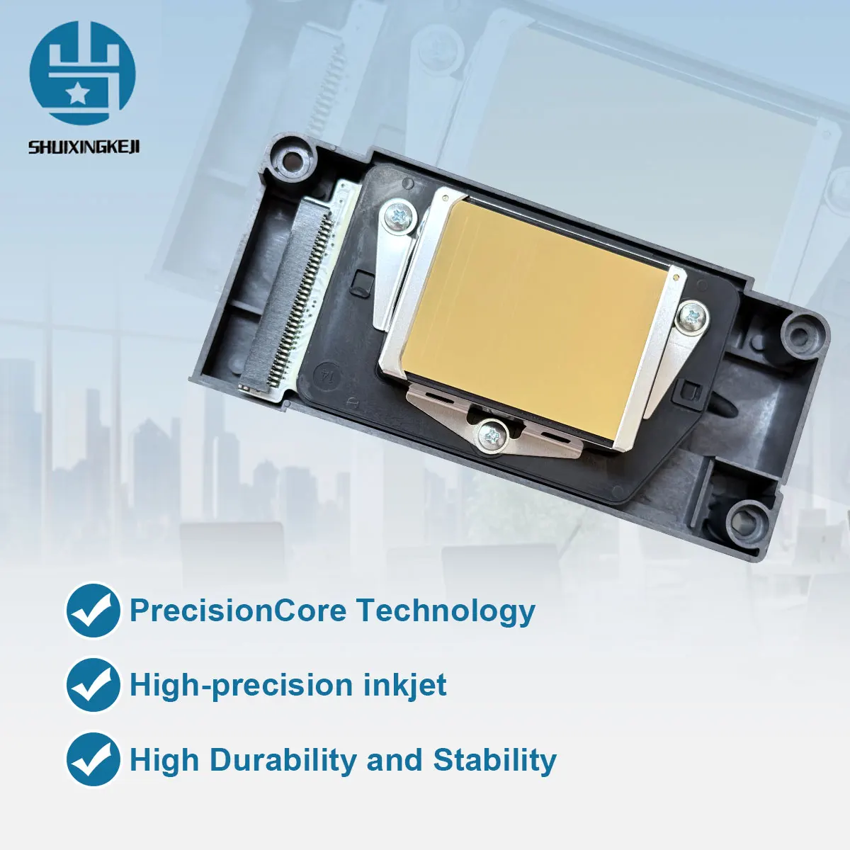 

SUIXING DX5 Printhead Unlocked Printer head F186000 RJ900 JV33 JV31604 1614 F186000 Printer X6-1600S Printer Parts
