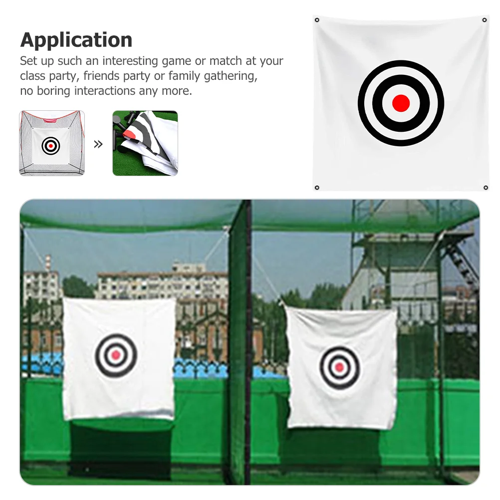 Golf Target Practicing Targeting Tool Outdoor Net Swing Chipping Golfing with Mat Hitting Soft Indoor Portable Cloth