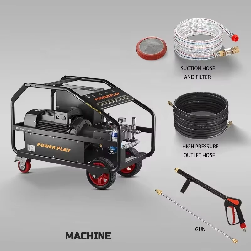 Paichi CE 500Bar 7250PSI Electric High Pressure Washer 22KW Industrial New Cold Water Cleaning