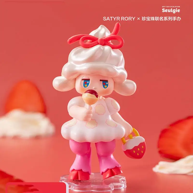 Satyr Rory X Chupa Chups Series Blind Box Toys Mystery Box Original Figure Guess Bag Mystere Cute Doll Kawaii Model Gift