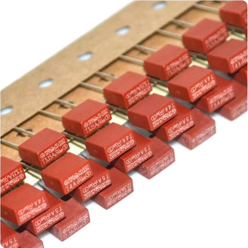 

1000PCs 392 Square Plastic Fuse 250V slow break fuse maroon T500MA T1A T1.6A T2A T2.5A T3.15A T4A T5A T6.3A T8A T10A T15A tape