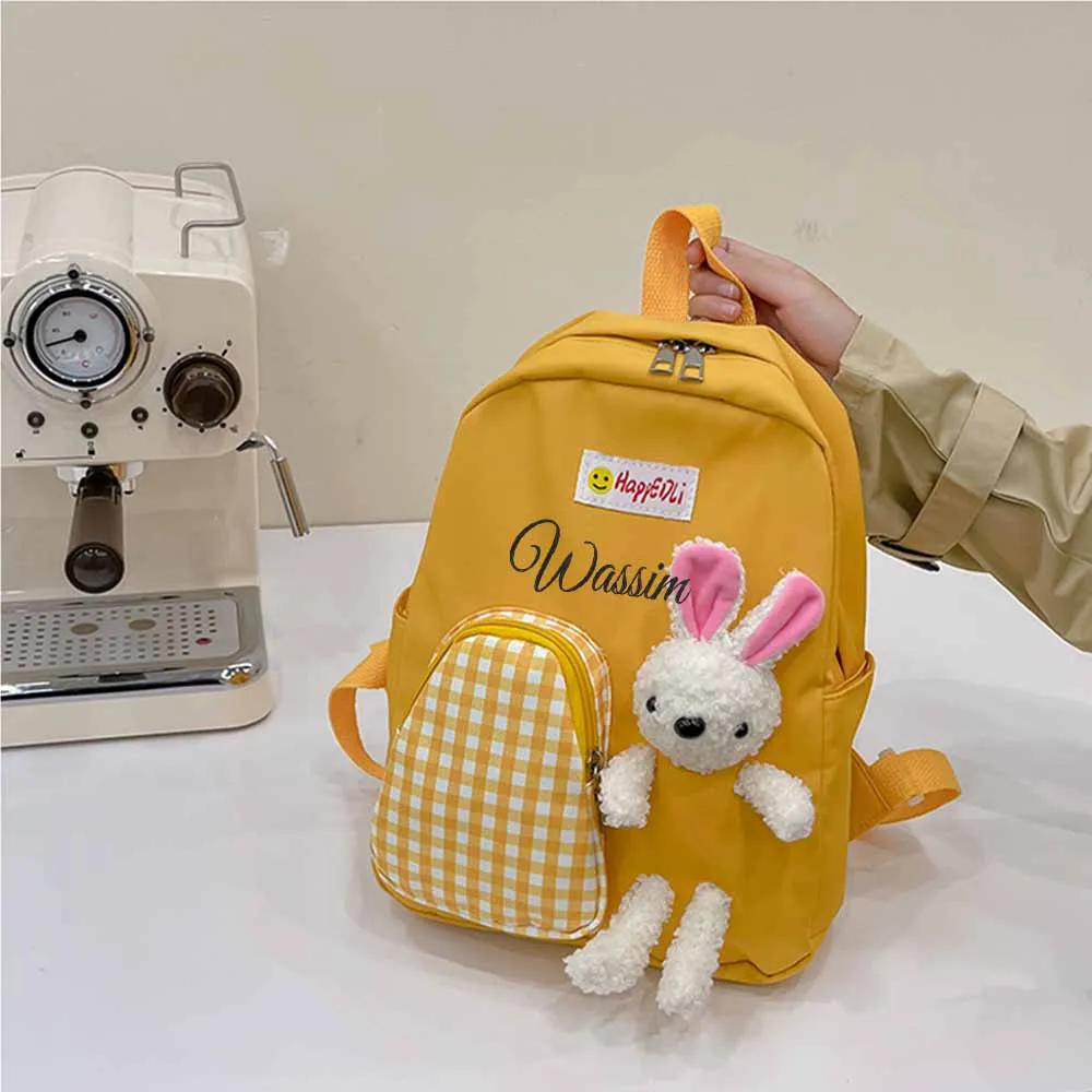 

New Little Rabbit Children's Backpack,kindergarten Large Capacity Cartoon Bag,Custom Cute Fashionable Unique Festival Gift Pack