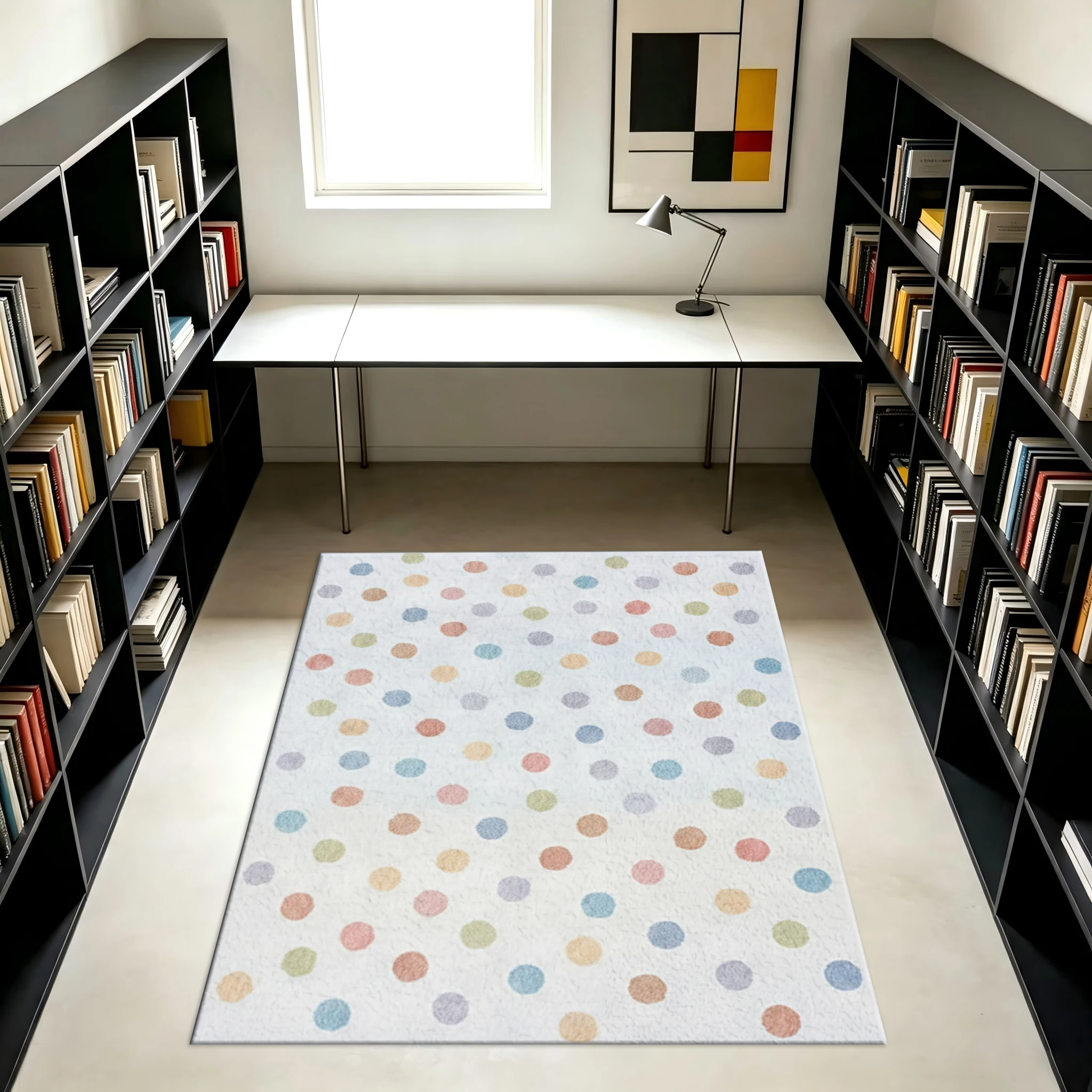 พรมปูพื้นลายจุดหลากสีพาสเทล นุ - Soft Rug Nursery บทวิจารณ์และราคา
