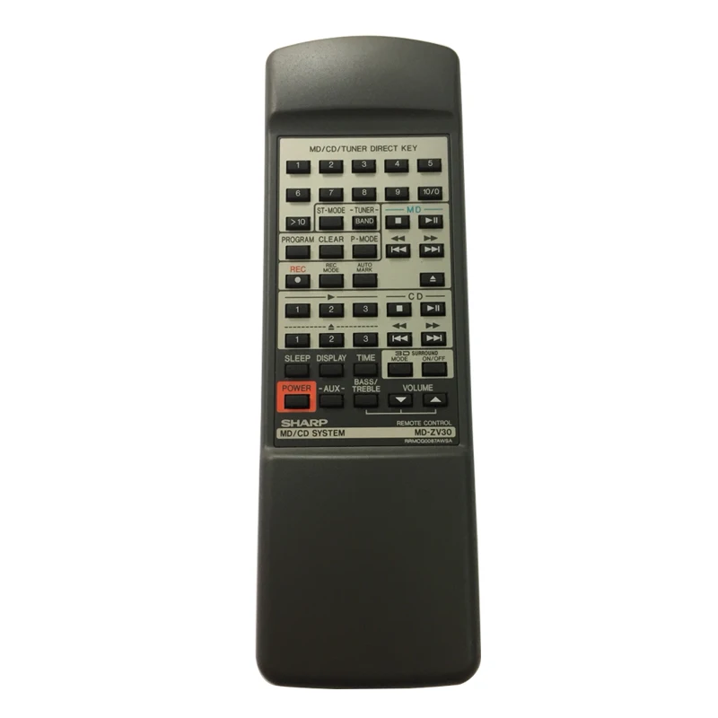 New Original Remote Control for SHARP MD/CD SYSTEM MD-ZV30 RRMCG0087AWSA controller