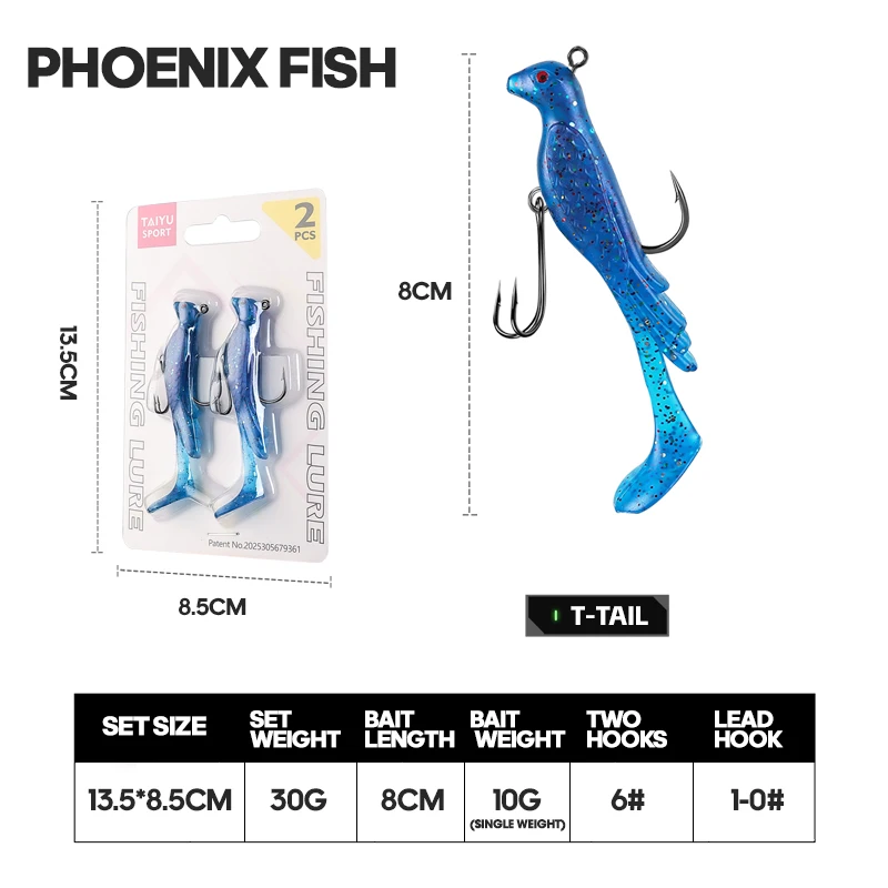 isca-de-pesca-macia-taiyu-2pcs-em-forma-de-passaro-fenix-8cm-multicolorida-com-cauda-em-t-e-gancho-para-pesca-em-Agua-salgada-e-doce