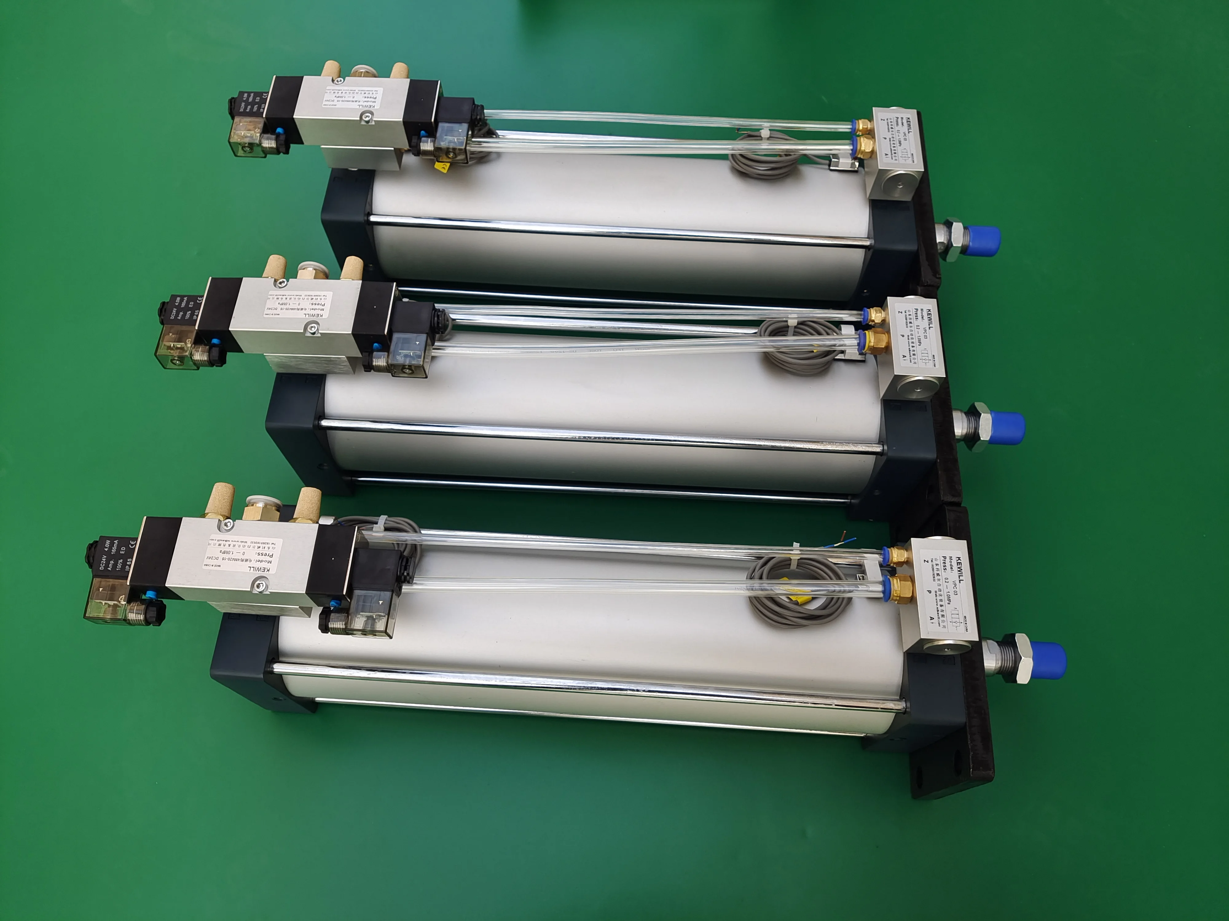 QGFB125x400-MF1 Switch Magnetic Flange Double Acting Standard Aluminum Air Pneumatic Cylinder Manufacture