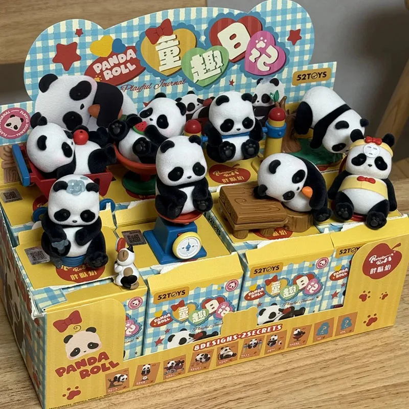 

Рулон панды, игривая серия журналов, слепая коробка, сумка для догадок, загадочная коробка, игрушки, кукла, милая фигурка, коллекция настольных украшений