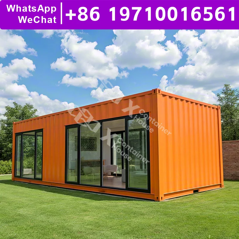 

Mobile House Flat Pack House Steel Container Home Modular Design Ready To Live Space Module with Smart Technology Integration