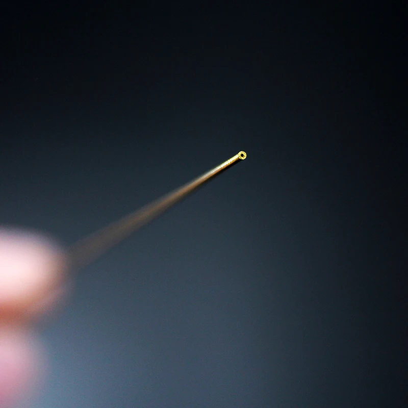 

Single-hole precision brass tube Perforating machine punching EDM electrode tube Electrode wire length 400mm Aperture 0.3 0.4