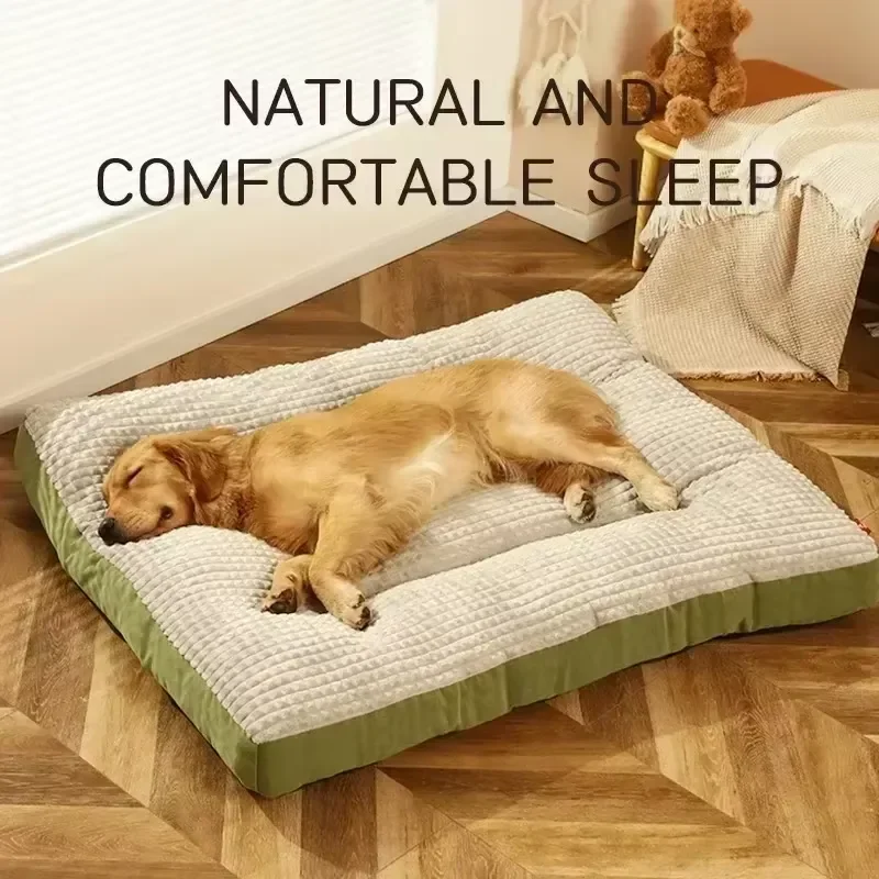 Camas suaves de lana para perros, mantas para mascotas desmontables, alfombrillas y cojines para gatos y cachorros pequeños