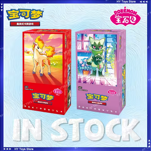 In Stock 100% Genuine Pokemon Gem Pack5 Vol.5 Vol.4 Collection Simplified Chinese Gem4 Booster Box PTCG Original Sealed Gifts