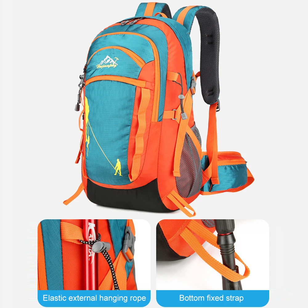 1 Stück Wanderrucksack - 40L Trekkingrucksack Leichter Komfortabler Atmungsaktiver Camping-Reiserucksack für Männer und Frauen – Detail 6