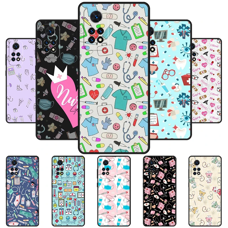 Hospital Medical Themed pattern Phone Case For Redmi Note 11 EPro 11S 10T 9S Promax 8 Pro Xiaomi Mi 11 12X 12S Ultra Cover