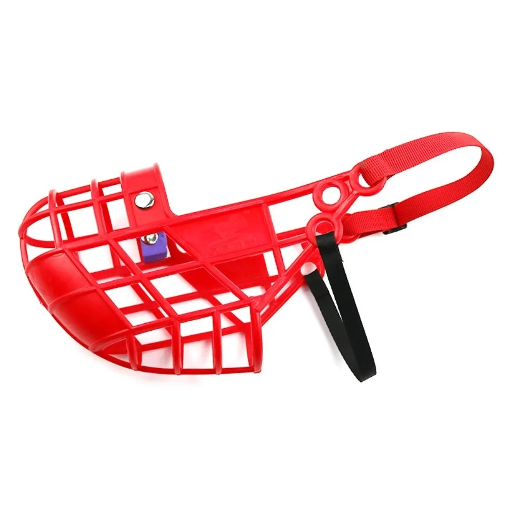 

Adjustable Anti-Biting Mouth Cover Comfortable Bite Resistant Dog Muzzle Buckle Breathable Dog Stop Barking Mask Walking