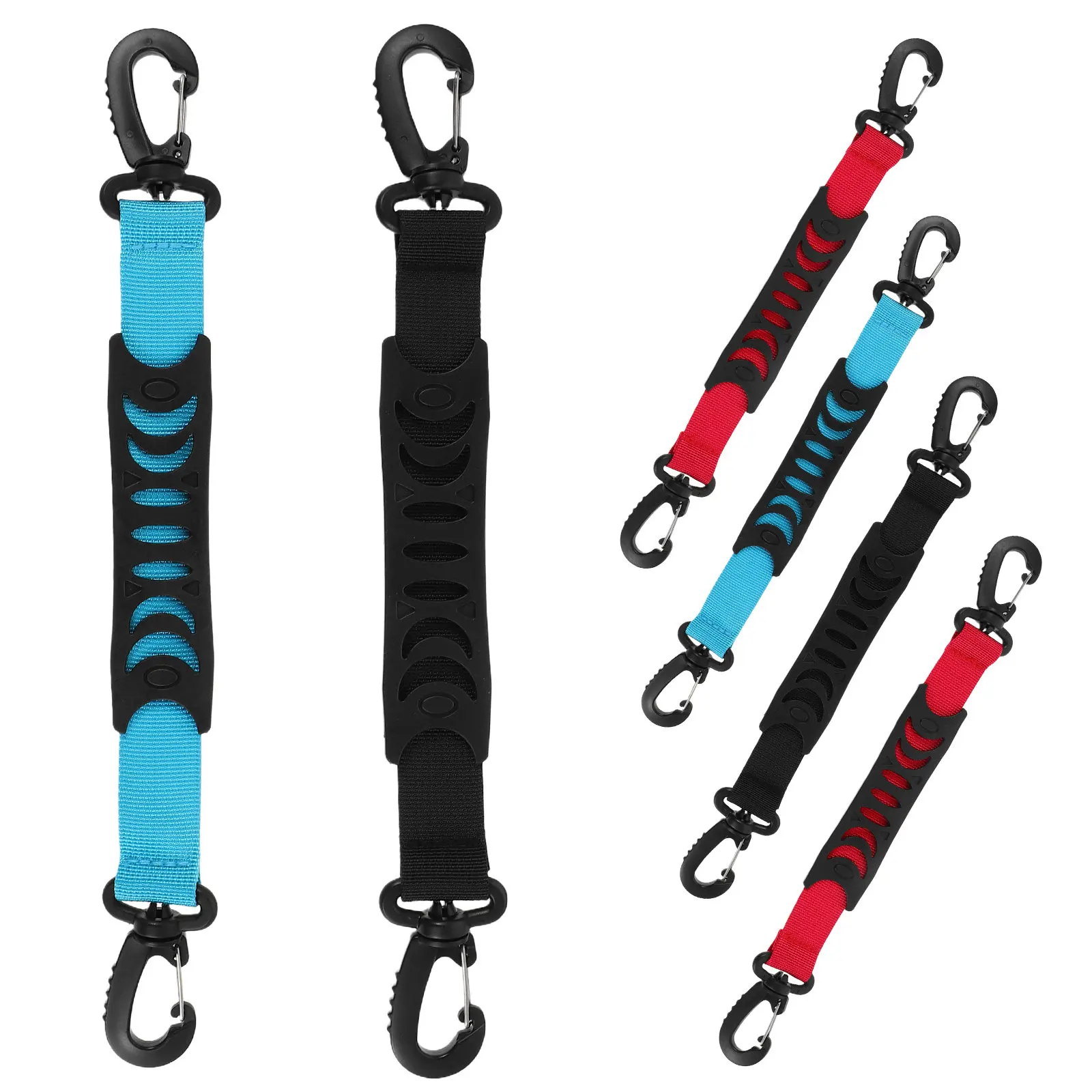 

Набор из 6 штук: Ремни для переноски коньков и лыжных ботинок, трехцветные, сверхпрочные, регулируемые, с ручкой для переноски роликовых коньков, портативные, для ледовых коньков