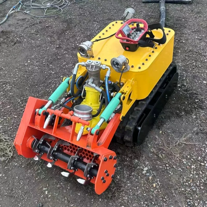 Remote Controlled Cutter Suction Dredging Robot, Used For Underwater Dredging Equipment For Cleaning Sludge From Sewage Ponds