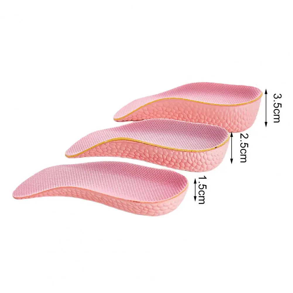 2 Pairs Booster Insole Orthopedic Height Insoles Arch Support Heightening Insoles Inserts for Women Men