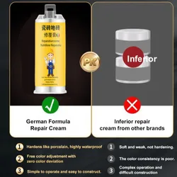 Broken tile repairer powerful repair paste covering clown ceramic