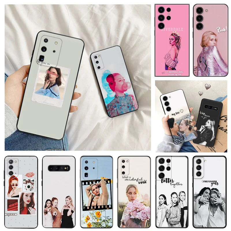 Phone Cases For Samsung S24 Plus Note20 Ultra S23 FE S22 S21 S20 Lili Reinhart Riverdale Galaxy S10 Lite Soft Shell Case Cover