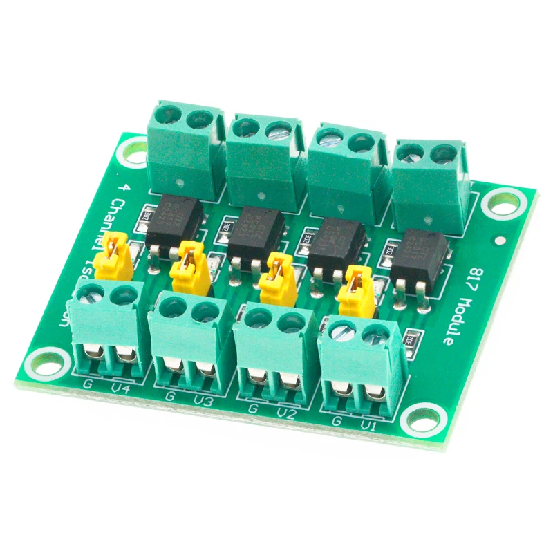 PC817 3.6-30V 2 4 Kanaal Optocoupler Isolatie Board Voltage Converter Adapter Module Driver Foto-elektrische Geïsoleerde Module 817
