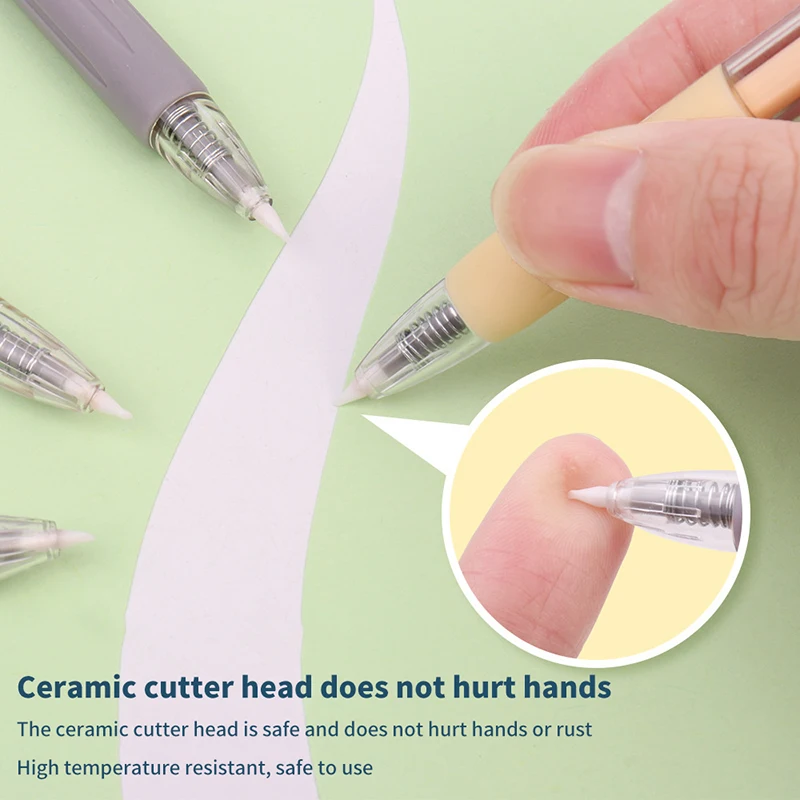 Arte Utilitário Faca Caneta Recarga Adesivos, Ferramenta de Corte Scrapbooking, Express Box, Material Escolar, Artesanato DIY