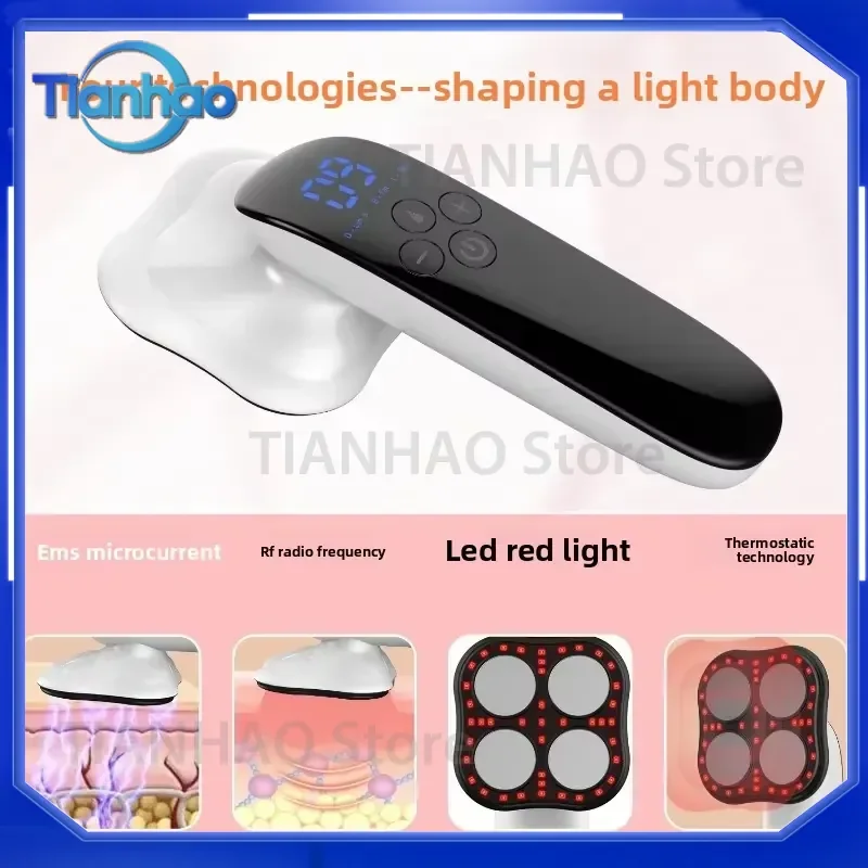 For 2nd Gen EMS Microcurrent Red Light Face and Body Lifting Slimming Massager Skin Tightening Beauty Device for Skin Care