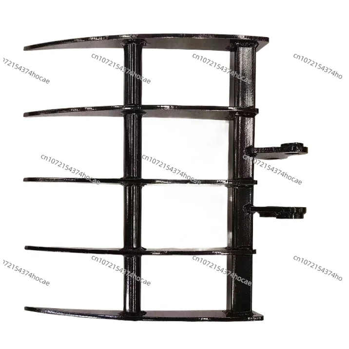 Small excavator attachments, soil loosening and tilting buckets, universal accessories