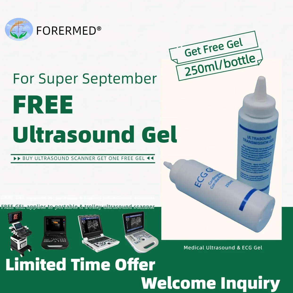 Medical Ultrasound Gel And  Gel Ultrasound Scan Gel Bottle