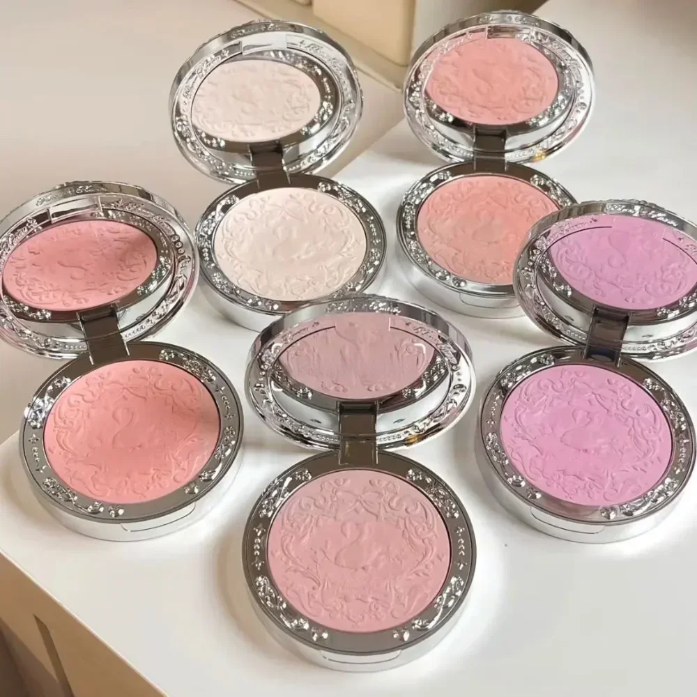 Ballet Series Embossed Blush Face Contour Mattifying Natural Cheekcolor Brightening Face Waterproof Cosmetic Make-up