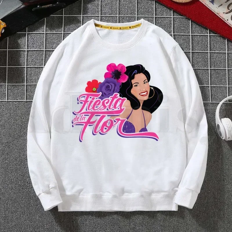 

Cartoon Vintage 90s SELENA QUINTANILLA Spring Autumn Male Casual Hoodies Sweatshirts Men's Hoodies Sweatshirt Tops