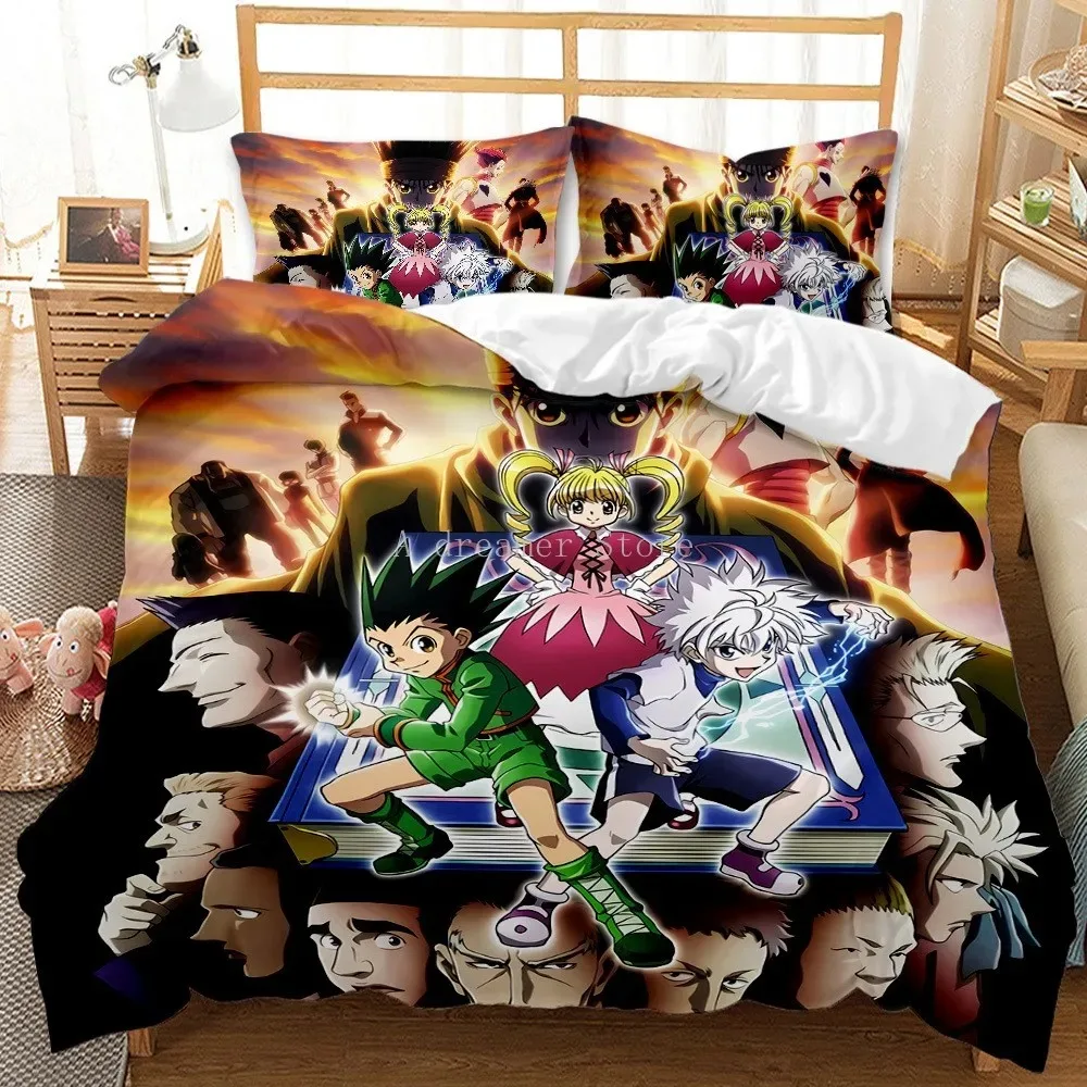 New Japan Anime My Hero Academia Printed Bedding Set Cartoon Duvet Covers Pillowcases Comforter Bedding Set Bedclothes Bed Linen