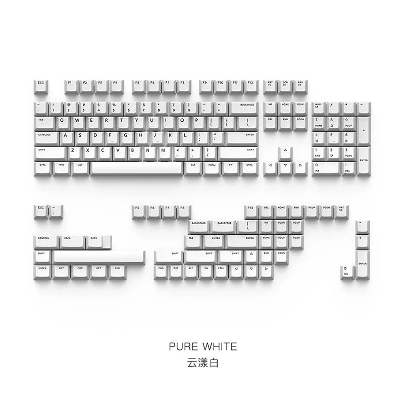 IQUNIX Keycap 166key Full set PBT two-color theme customization office gaming keyboard mechanical keyboard